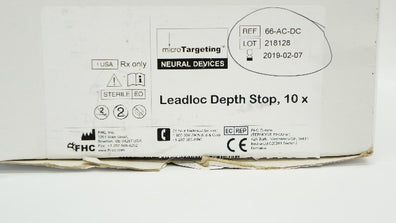 FHC 66-AC-DC Micro Targeting Neural Devices Leadloc Depth Stop - Box of 9 (x)